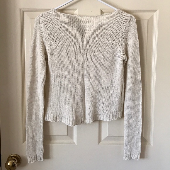 Brandy Melville cream knit top - Picture 2 of 2